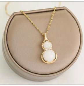 Paslanmaz Çelik Kadın Zirkon Taşlı Ayıcık Kolye