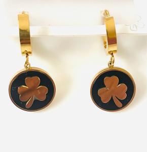 Paslanmaz Çelik Yonca Kadın Küpe