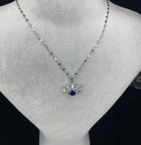 Paslanmaz Çelik Zirkon Taşlı Göz Kadın Kolye