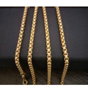 Unisex Örgü Mode Zincirl Kolye Paslanmaz Çelik